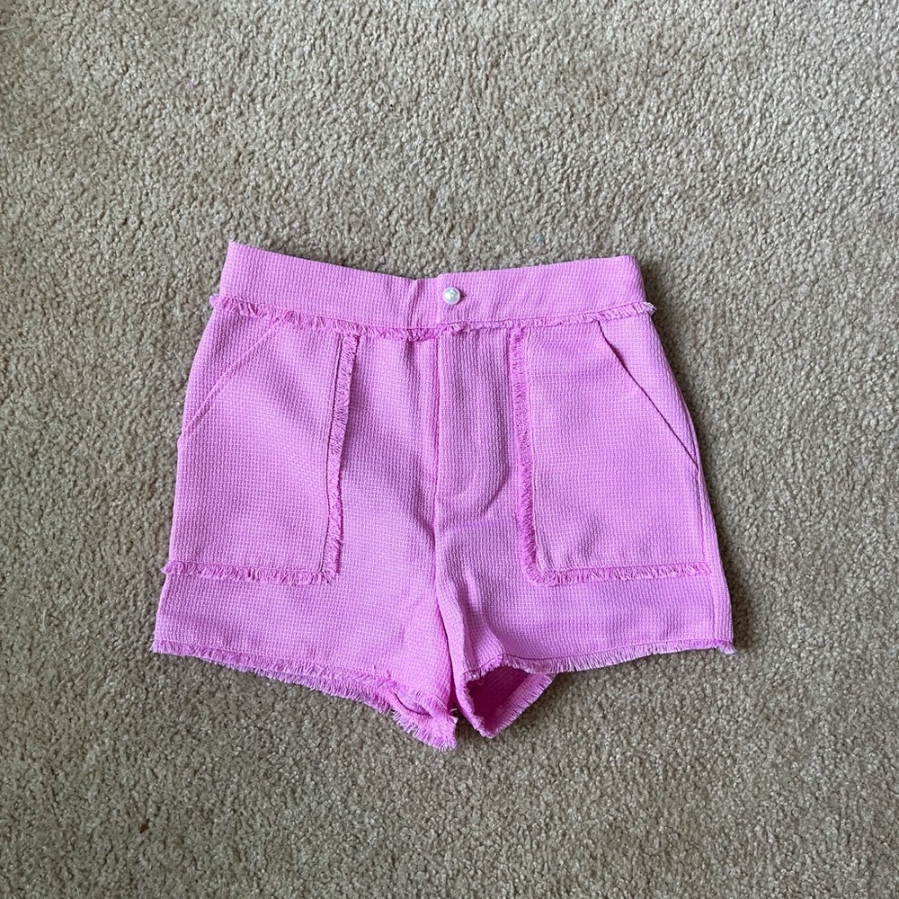 The Impeccable Pig Tweed Shorts NWOT